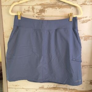 Orvis Slate Blue Skort Dize Medium Zip Pocket